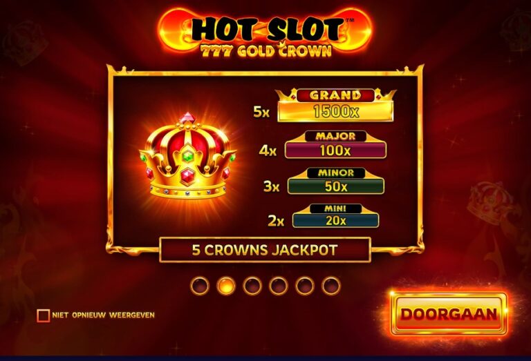 Screenshot 1 van Hot Slot 777 Gold Crown